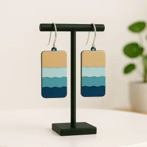 Le Onde | Modern Minimalist Waves Earrings