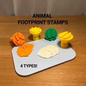 Animal Footprint Stamps