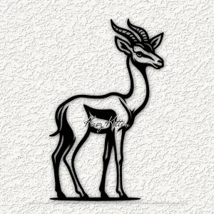gazelle antelope wall art home decor