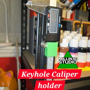Keyhole Shelf/Rack Caliper Holder