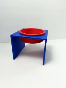Pet bowl with stand