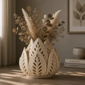 Lotus Leaf Vase