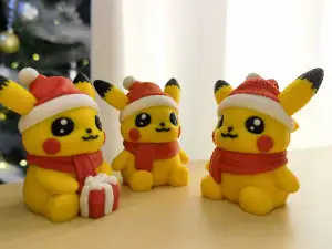 可爱皮卡丘_礼物_钥匙扣_玩具 Cute Pikachu【Gift】 Keychain Toy