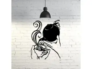 Tea time wall sculpture 2D