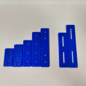 Heavy Duty Flat Mending Plates | 20x4mm (M4)
