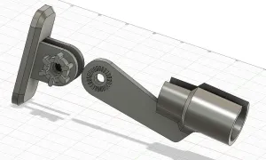 Adjustable Shower Head Holder with Decorative Screw Cover