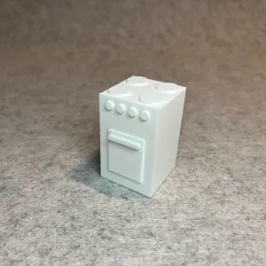Dollhouse kitchen oven miniature house