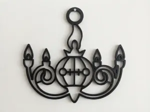 Chandelure Wall Art Pokemon - Home Decor