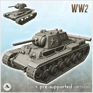 КV-1 M1941 - Russia USSR WW2 Flames of War Bolt Action