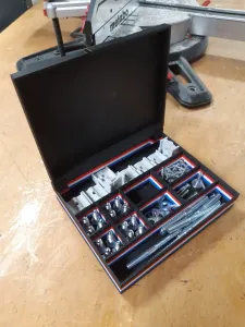 Small box for mounting hardware