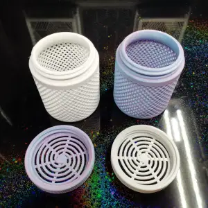 Cylindrical Container with Screw Cap for Silica Desiccant