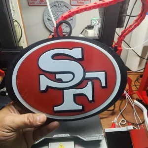San Francisco 49ers Badge Wall Art / Pendant