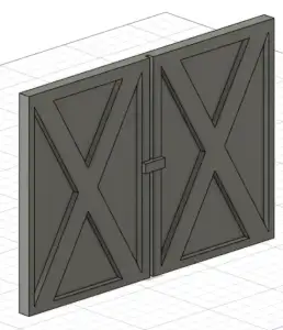 1/18 PORTE DE GARAGE F / GARAGE DOOR F