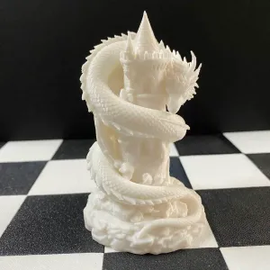 Dragon on the tower