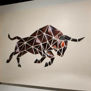 Geometric Bull - wall design