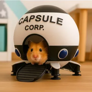 Capsule Corp Ship - Dragonball - Small pet house