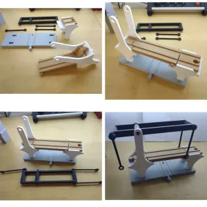 Ikea/Brio wooden train/car drawbridge.