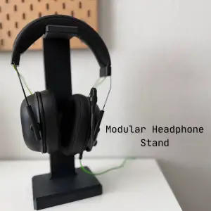 Modular 12-Inch Headphone Stand – Small Printer Friendly