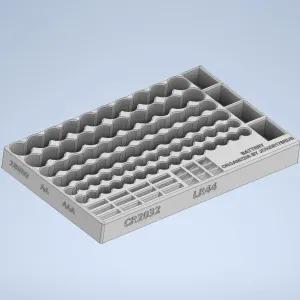 Battery and Battery storage Organizer