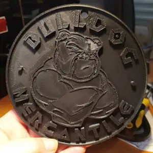 Bulldog Mercantile. Medallion