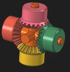 Bevel gear test