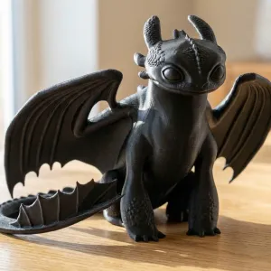 Toothless (Night Fury) - High-Detail Organic Sculpt
