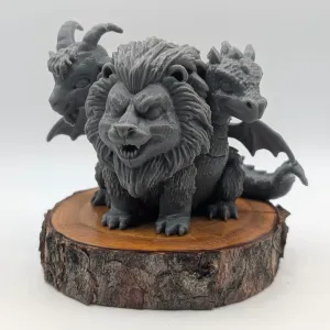 Chibi Chimera - Fire, Fangs & Fluff