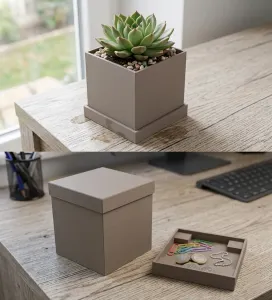 Modular Cube Planter and Storage Box | Dual Function