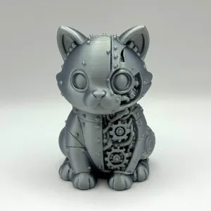 Cybrrr Cat – Steampunk Sentinel
