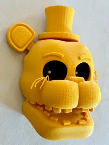Golden freddy head