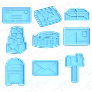 Post Office cookie cutter set of 9