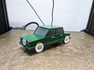 Fancy Green Car