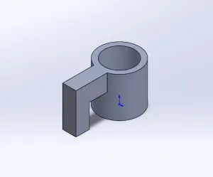 Skadis Hook with Hoop for microphone