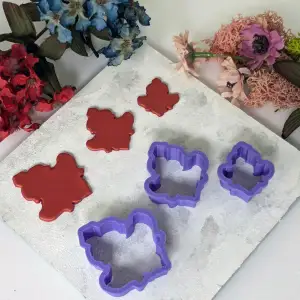 Elegant ornamental shaped cutters for polymer clay