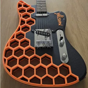 K2caster - 2025 Prusacaster guitar redesigned for K2 plus