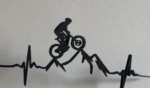 cyclist - mountains - heartbeat