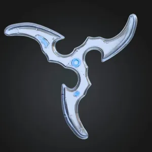 Tri-Blade Kunai boomerang/frisbee