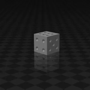 Calibration dice and test