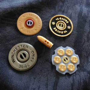 Bullet Clothing Buttons - Clothes Buttons Design Contest