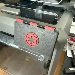 Creality K2 Plus Screen Cover with flexible hinge.