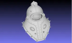 Bioshock Big Daddy Subject Delta Helmet Assembly