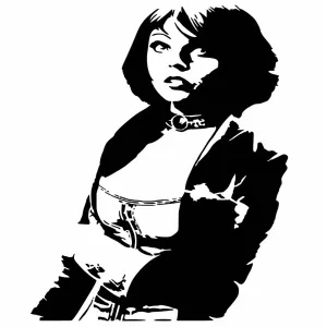 Bio shock Elizabeth stencil