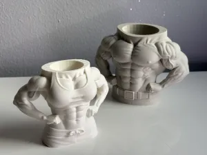Muscle Woman Pen Holder - Fit Girl Pencil Cup