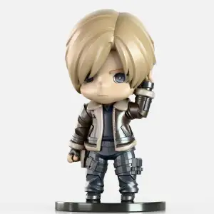 Leon S. Kennedy Chibi Resident Evil Fan Art
