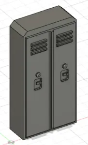 1/18 CASIER INDUSTRIEL / INDUSTRIAL LOCKER