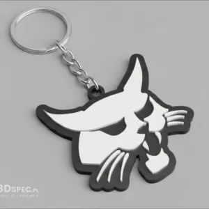 Bobcat logo keychain