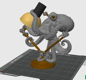 Octopus Crushed Lamp