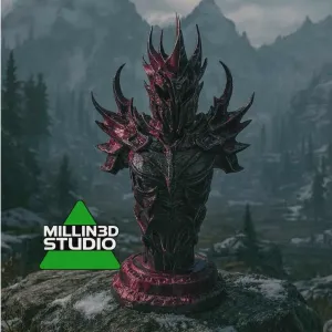 Skyrim - Elder scrolls online Daedric Armor Statue Bust