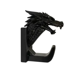 Dragon-shaped coat rack for backpacks and jackets