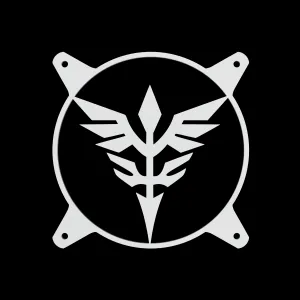 GUNDAM - Custom 120mm Fan Grill Face Plate Cover